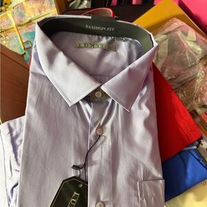 Men’s Lavender Dress Shirt - Fashion Fit
